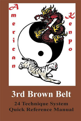 American Kenpo 3rd Brown Quick Reference Manual.
